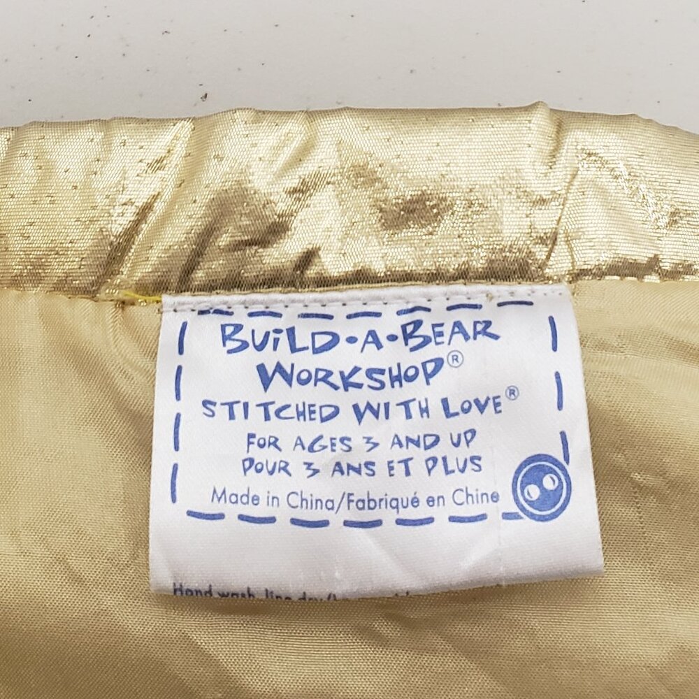 Build A Bear Gold Jacket & Ruffle Shirt - Picture 5 of 8